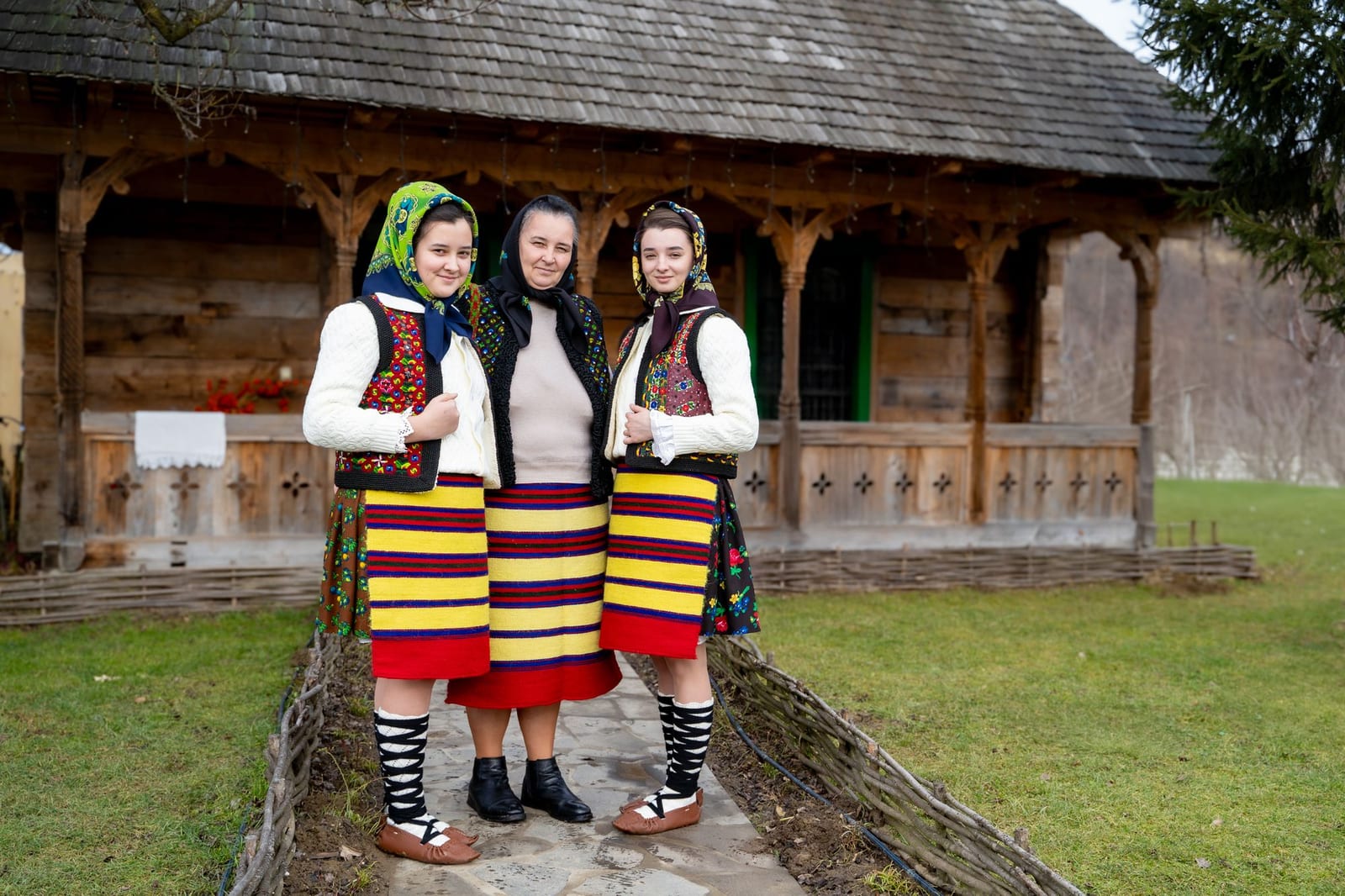Traditional wooden houses and rural life in Maramureș