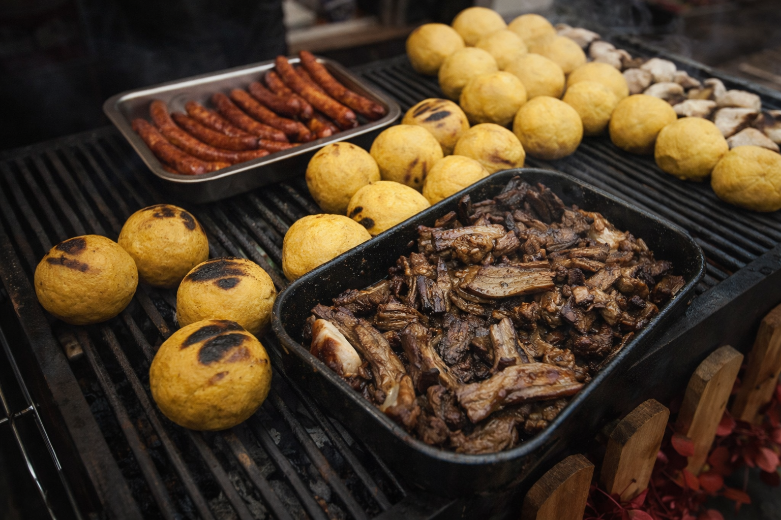 Village lane and tree-lined setting